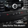 Накладка на кнопку панели CD консоли автомобиля с блестками для Mercedes Benz E Class Coupe W207 C207 2010-2016 Наклейка на аксессуары для интерьера