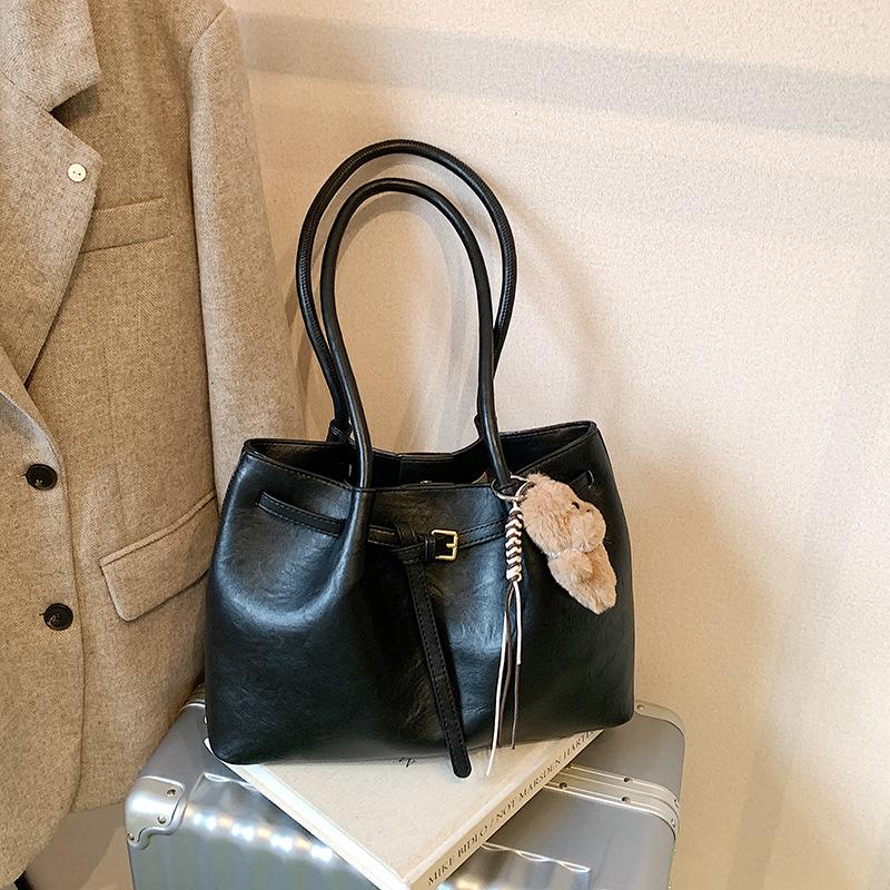 Женская сумка-тоут для поездок на работу, новая модная высококлассная ретро-сумка через плечо 2025, осенне-зимняя модная сумка для покупок