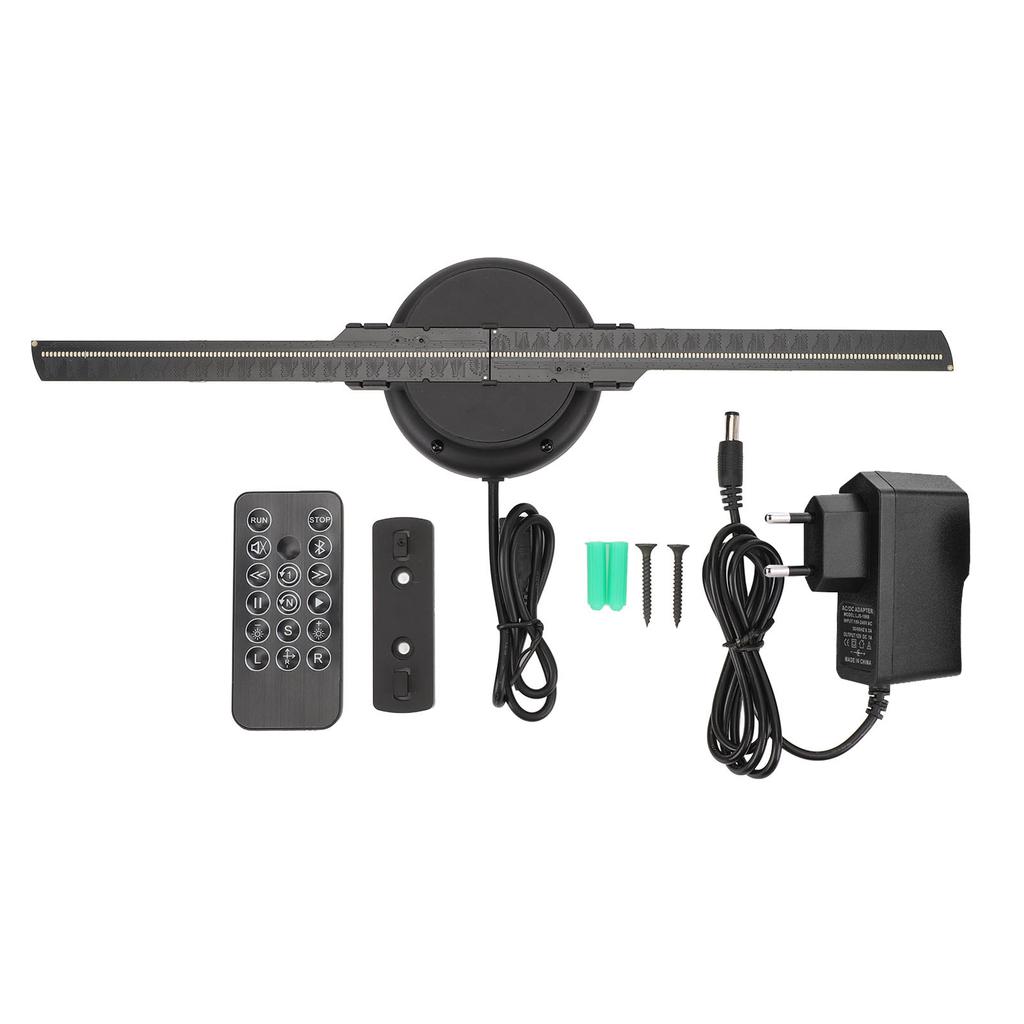 3D Hologram Fan 3D Holographic Projector Advertising Display Fan with 224LED Beads Remote Control