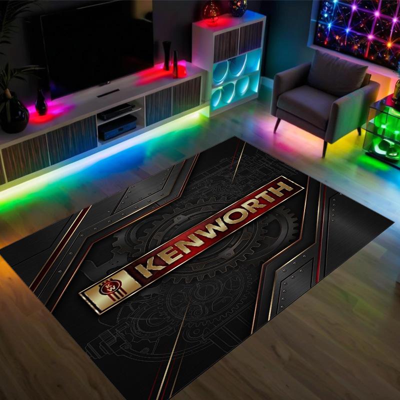 Kenworth Design Crystal Velvet Carpet Cozy Non?Slip Printed Rug For Bedroom Living Room Entrance