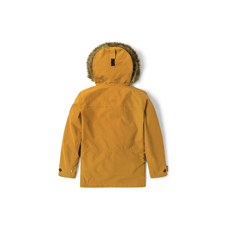 Timberland Парки Мужские Пшеничные С Капюшоном Утепленные На Флисовой Подкладке (унисекс) Парки A22VQ P47