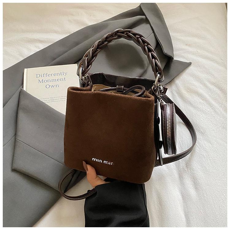 Ручная сумка-ведро, Модная и универсальная, Сумка на одно плечо, Сумка-кроссбоди для commuters