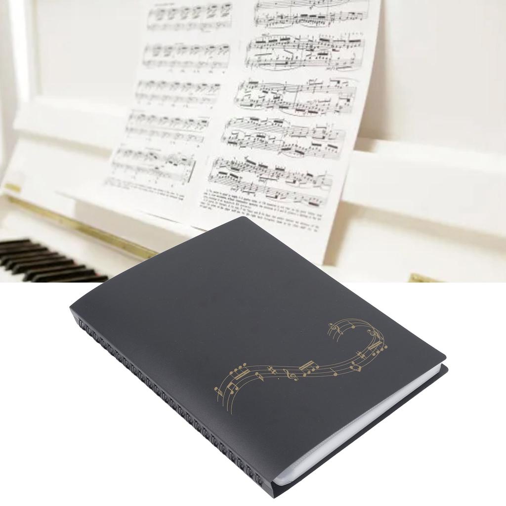 Папка для нот PP емкостью 60 страниц, держатель для хранения бумаги с возможностью записи нот
