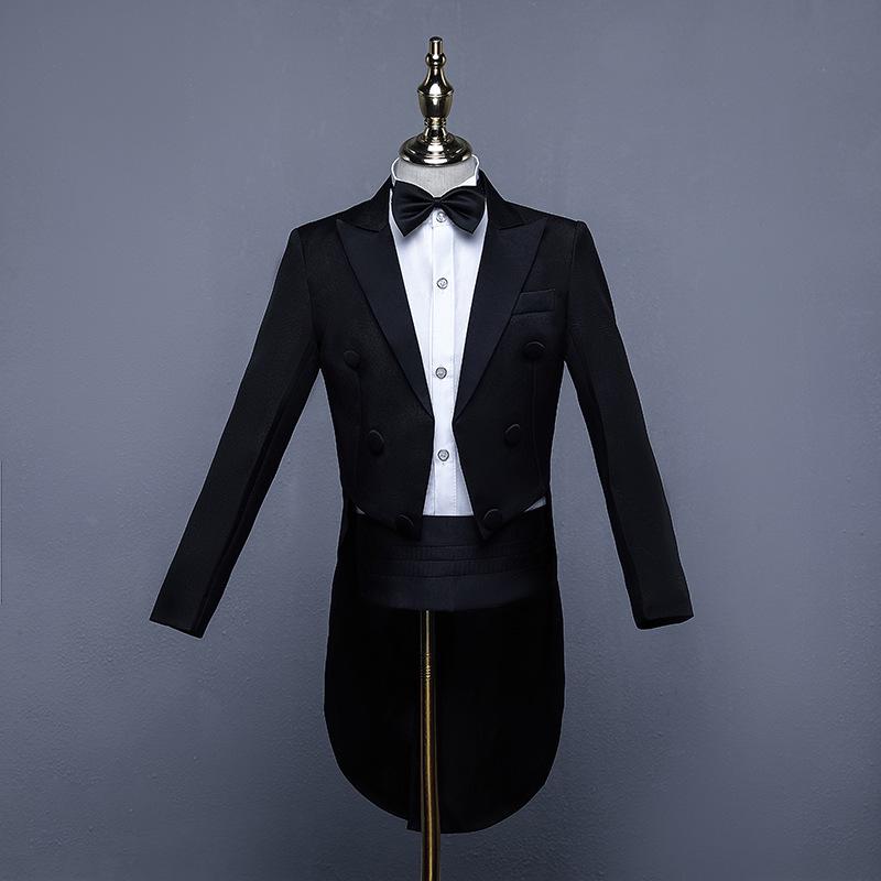 Children's Korean Style Tuxedo Blazer Set for Boys - Perfect for Violin, Piano Competitions, Performances, and Events