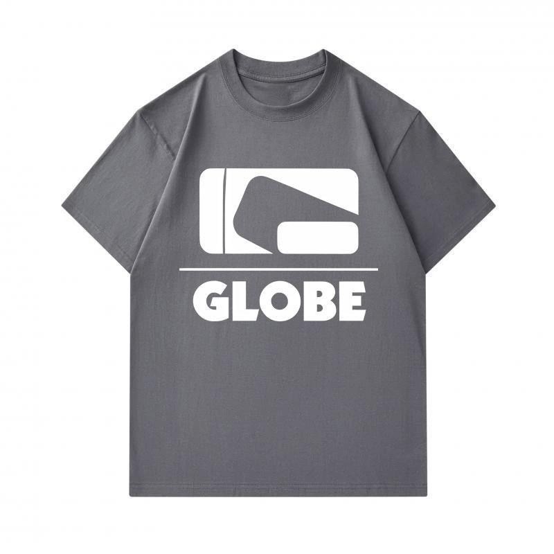 Men's 100% Cotton Crew Neck Short Sleeve T-shirt, Minimalist Gray Geometric Print Casual Soft Breathable Daily Wear Top for Everyday Outdoor Activity