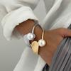 Jewelry Irregular Fashion Imitation Pearl Bracelet Personality High Sense Fashion Open Bracelet Women