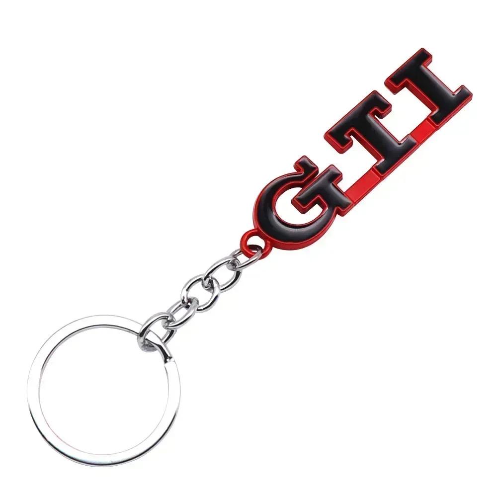 3D Metal JK48 Car Body Side Emblem Stickers Keyrings for Volkswagen VW GTI Badge Polo Jetta Touareg Tiguan MK5 MK7 MK4 Passat Golf