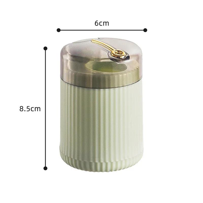 Раскладной автоматический диспенсер для зубочисток, портативный пластиковый держатель для зубочисток, контейнер, креативный пресс, коробка для хранения зубочисток, органайзер