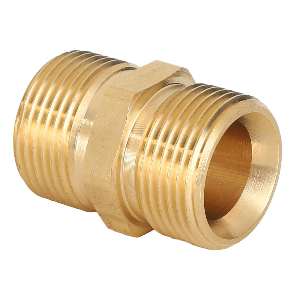 High Pressure Sprayer Adapter Brass M22 Metric Male Thread 14mm Hose Connector Coupler
