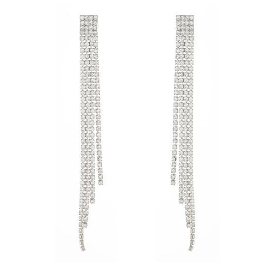 1 пара женских серег с кисточками и цирконием, легкие противоаллергенные серьги, украшения, ювелирные изделия для выпускного вечера, коктейль