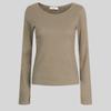 Shop   Women CoTTon Daily Slim FiT Long Sleeve T shirT 11 Colors Bree Wsh A0176