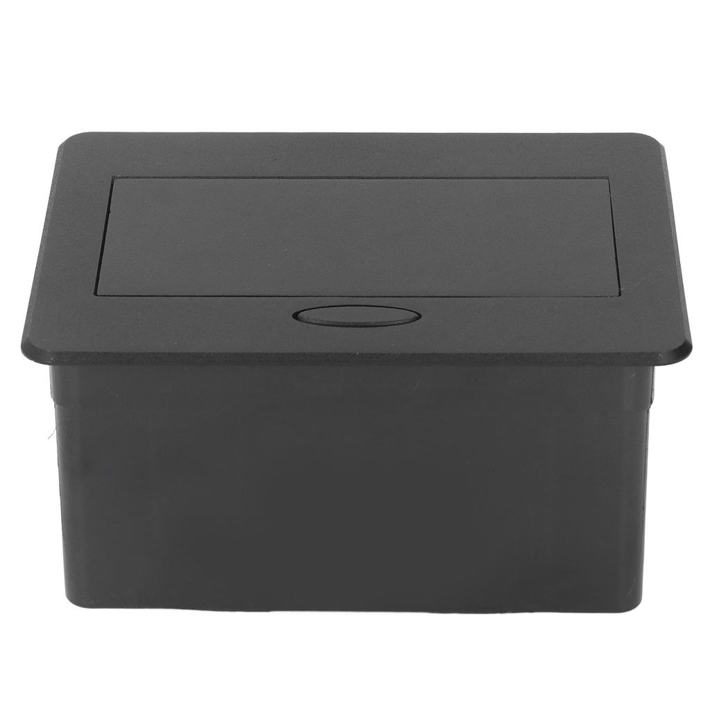 Embedded Desktop Socket with 3 Holes  Outlet Dual USB Ports Power Strip Receptacle AC110V 16A