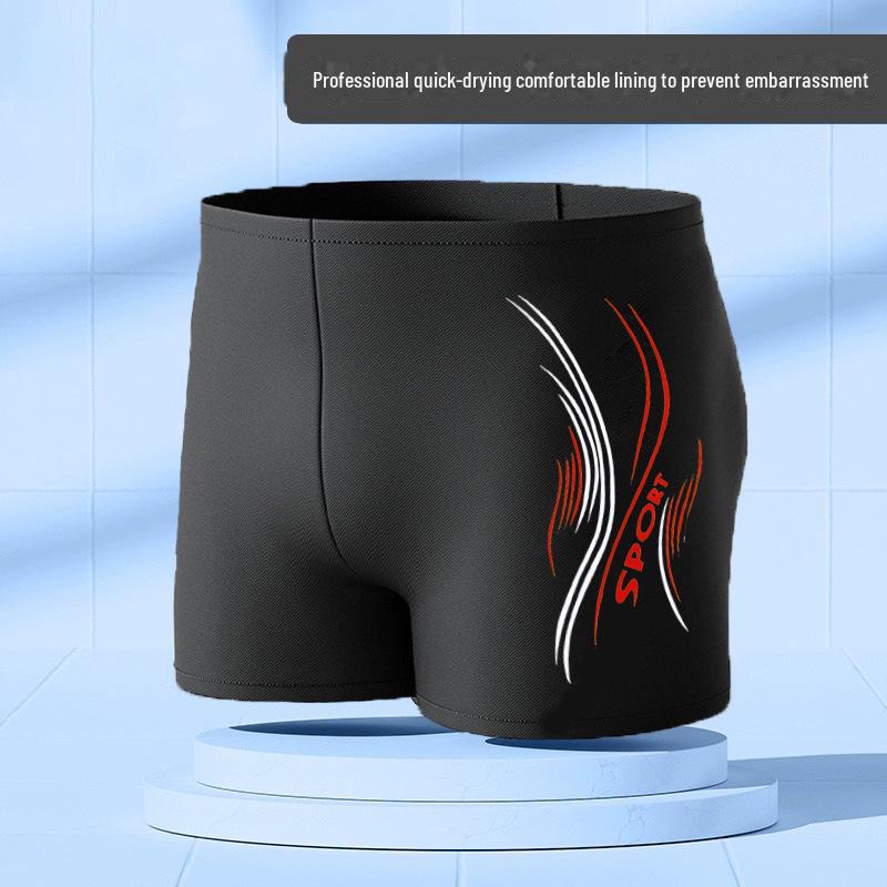 Мужские быстросохнущие нейлоновые плавки - Simple Fashion Hot Spring Swimwear