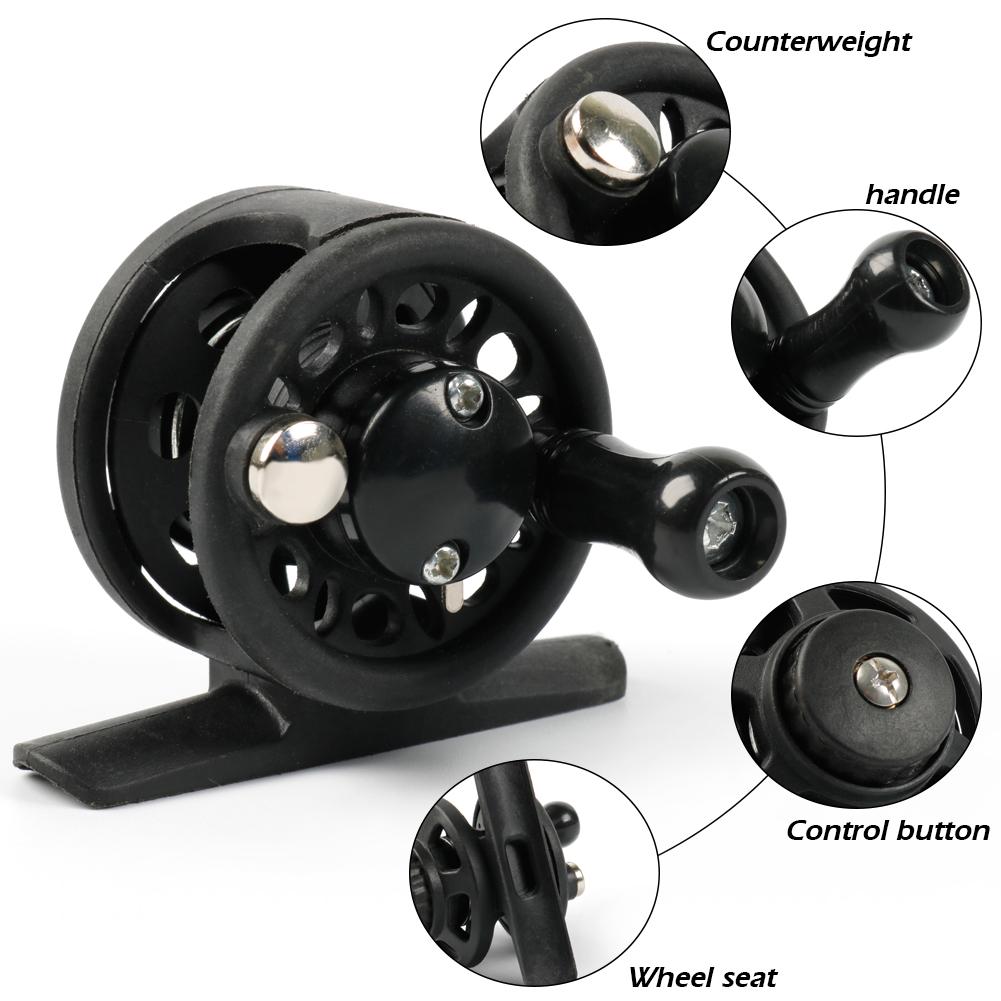 Катушка для зимней рыбалки и удочка для зимней удочки, комбинированная удочка из углеродного волокна, портативные инструменты для зимней рыбалки