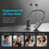 HIFI Sound Neckband Earphones Bluetooth 5.3 Noise Reduction Earbuds Bluetooth Earphones  Gaming