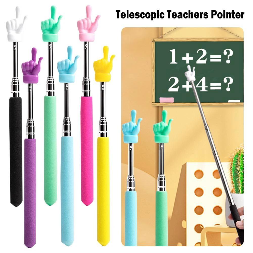 Non-Toxic Retractable Teacher Pointer Finger Reading Guide Kids Teaching Tools Telescopic Sticks Children Learning Games Educational Toys