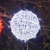 Dia20/30CM Big Globe Rattan Ball Christmas String Light Globe Ball Garland Fairy Light for Tree Holiday Wedding Party Decor