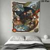 How to Train Your Dragon Wall Tapestry Aesthetic Wall Hanging Printed Fabric Blanket Decorative Tapestries for Bedroom Living Room Home Decor