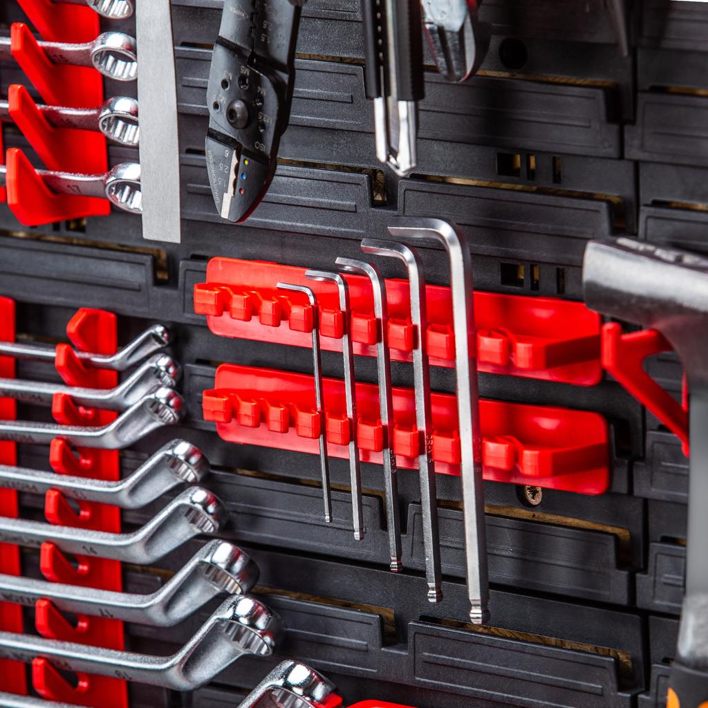 KADAX Настенная панель для инструментов 156x78см, 101 шт., гаражные ящики для мастерской