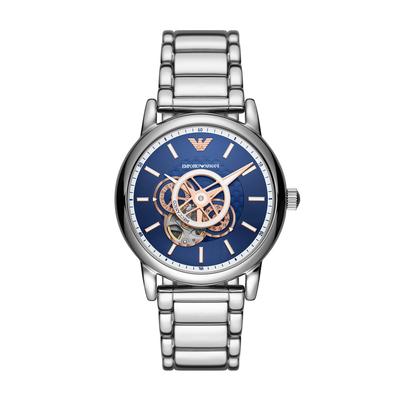 LUIGI AR60036 Автоматические Официально Импортированные Мужские Часы, Серебристые,