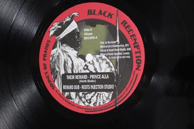 10-дюймовая пластинка PRINCE ALLA / FRED LOCKS - Their Reward / Walls BR1008 Black Redemptio 2008 US Регги, Ска и Даб Б/У