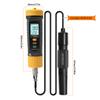 Portable Dissolved Oxygen Meter DO Tester with Replaceable Probe ATC 0-20mg/L Water Quality Analyzer for Aquaculture Hydroponics