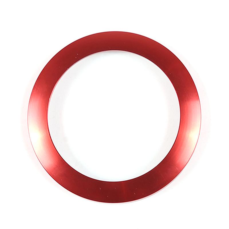 For INEOS Grenadier 2020-2025 Aluminum Alloy Red Car Center Console Compass Decorative Ring Car Interior Accessories