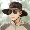 Hat Men's Summer Sunshade Sun Hat Outdoor Mountaineering Fishing Foldable Large Brimmed Fisherman's Hat Men's