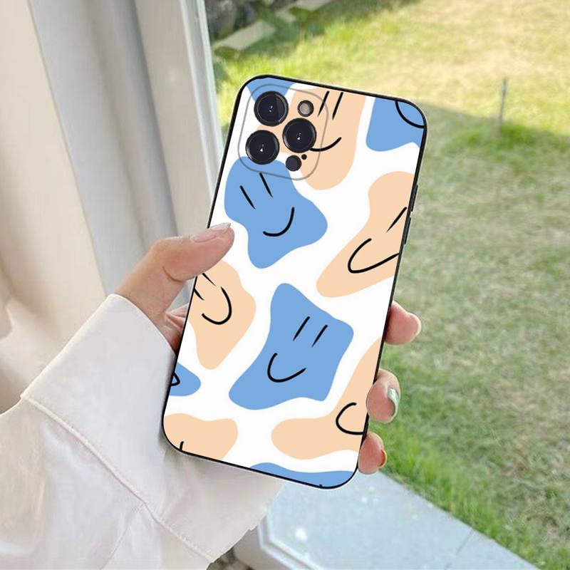 YNDFCNB забавный чехол для телефона с забавным смайликом для iPhone 6 7 8 Plus 11 12 13 14 Pro SE 2020 MAX Mini X XS XR задняя крышка принципиально