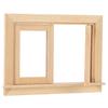 Mini Simulation Wooden Window Furniture for 1:12 Doll House Accessory