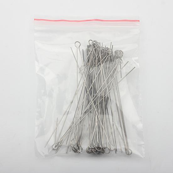 50 шт. Вращающаяся блестка Стальная проволока DIY Модификация Прочные Антикоррозийные Износостойкие Аксессуары Нержавеющая сталь Воблер Крючок для мушки Проволока Длинная игла