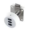 Security Cabinet Cam Lock 3-Digit Combination Cam Lock Password Coded Lock Keyless Drawer File Cabinet Mechanical Lock