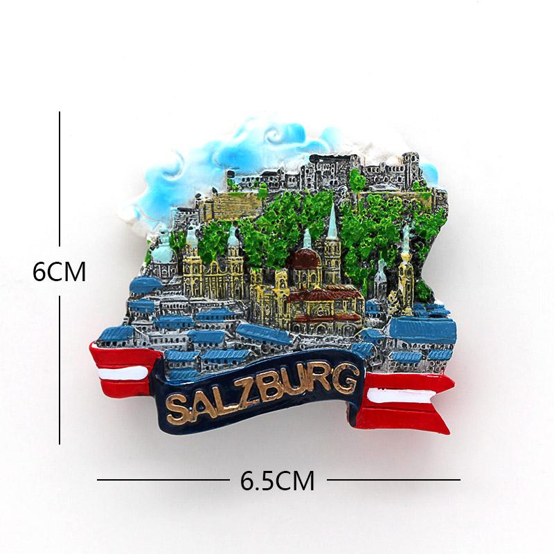 Бразилия туристическая достопримечательность сувенир 3D магниты на холодильник наклеенные на холодильник Мост Золотые Ворота Таиланд Париж Монако мировой турист