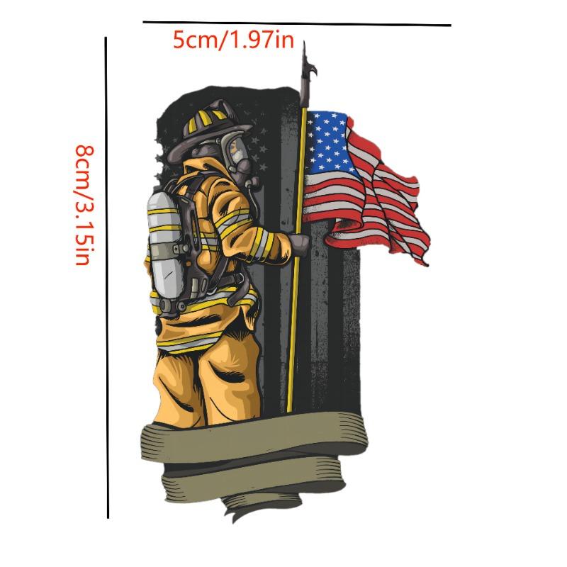 1 шт. подвесной освежитель воздуха в форме американского пожарного для автомобиля, ароматизированный парфюм, подвесное зеркало заднего вида, ароматерапия