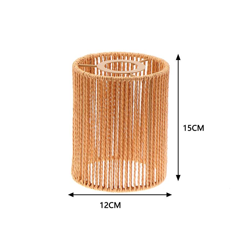 1 шт. Винтажный подвесной абажур Ручной работы Плетеный абажур Для гостиной Спальни Отеля Светильник из искусственного ротанга