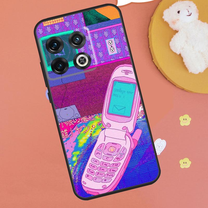 Эстетичный триповый чехол в стиле Vaporwave для OnePlus 15 10T 10R 12R 13R 13T 11 12 13 OnePlus Nord 5 CE 2 3 4 Lite N20 N30 Funda