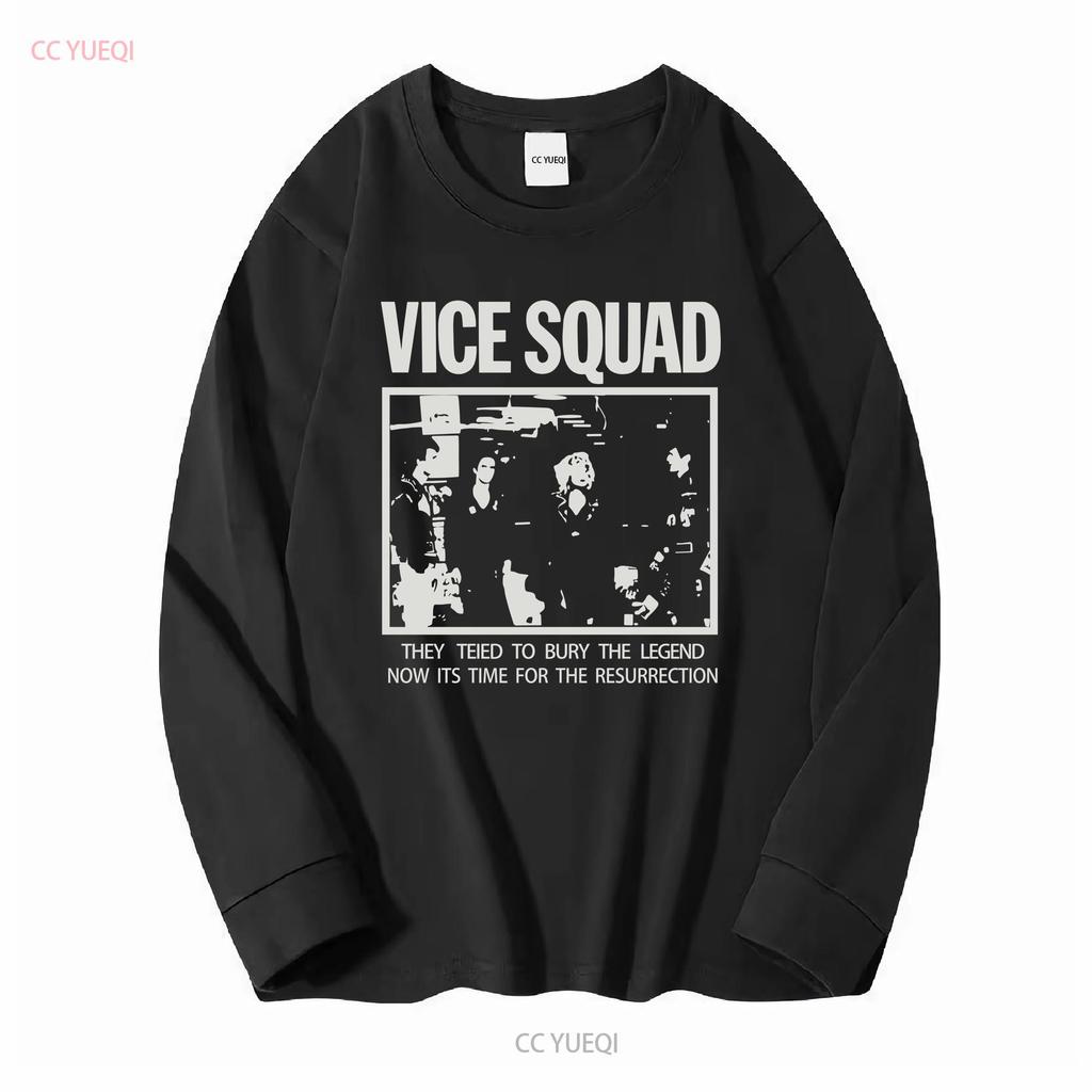 Vice Squad rock band T Shirt gift for rok fan classic graphic TE5538 vintage Washed Comfortable Stylish homme Breathable Unisex