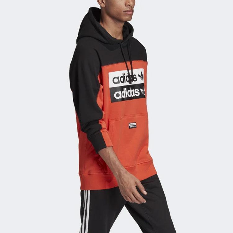 adidas Originals Trefoil Hoodie Мужская толстовка оранжевого цвета FM2277