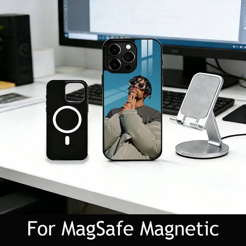 Чехол для телефона Bad B-B V-Vibes для iPhone 17, 16, 15, 14, 13, 12, 11 Plus, Pro, магнитный с Magsafe, беспроводная зарядка