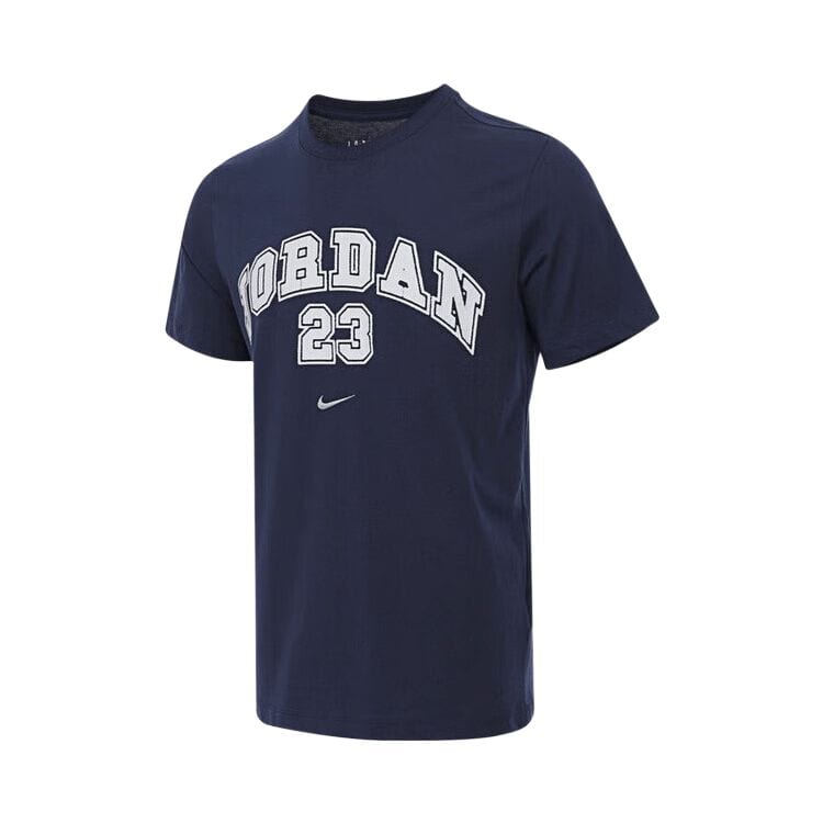 Jordan MVP T Shirts Men's Blue Crew Neck Moderate IB7525-410
