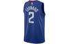 Nike Basketball Jersey NBA SW Fan Edition, Los Angeles Clippers, Leonard Size 2 Men's Blue DB3575-400