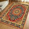 Retro Persian Flower Carpet Anti slip Washable Soft Floor Mat Living Room Bedroom Study Home Decoration