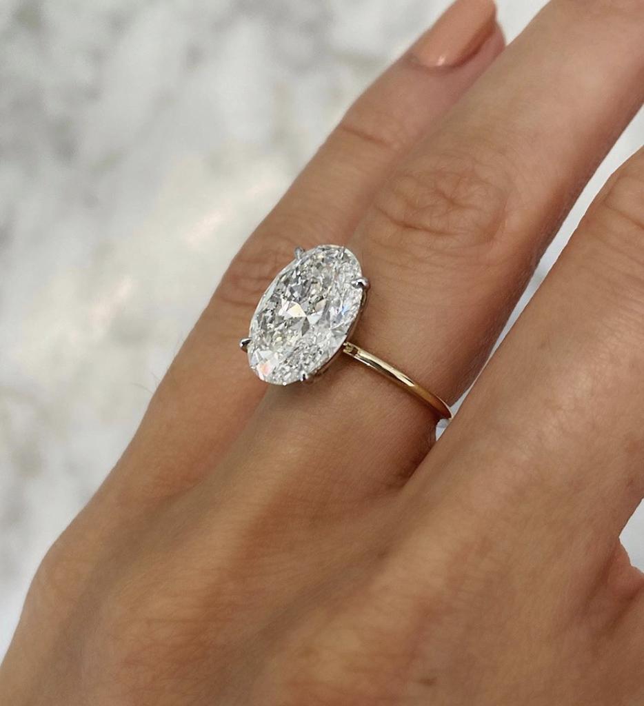 2025 способные и универсальные кольца с цирконием овальной огранки для женщин простой дизайн свадебные помолвочные обещание аксессуары ювелирные изделия