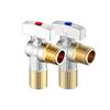 Brass Large Flow Water Stop Valves  For Gas Water Heater Toilet Faucet