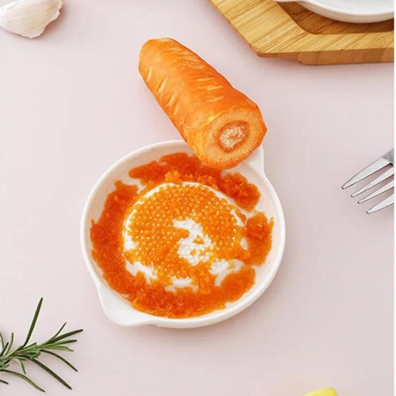 Керамическая терка для имбиря, чеснока, лука, сыра, лимона, ручная мельница для чеснокодавилки, кухонный инструмент