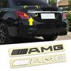 AAUY1 3d ABS Adhesive Chrome Car Rear Trunk Number Letters Sticker For Mercedes benz A B R G Class GLK GLA w204 W251 W463 W176