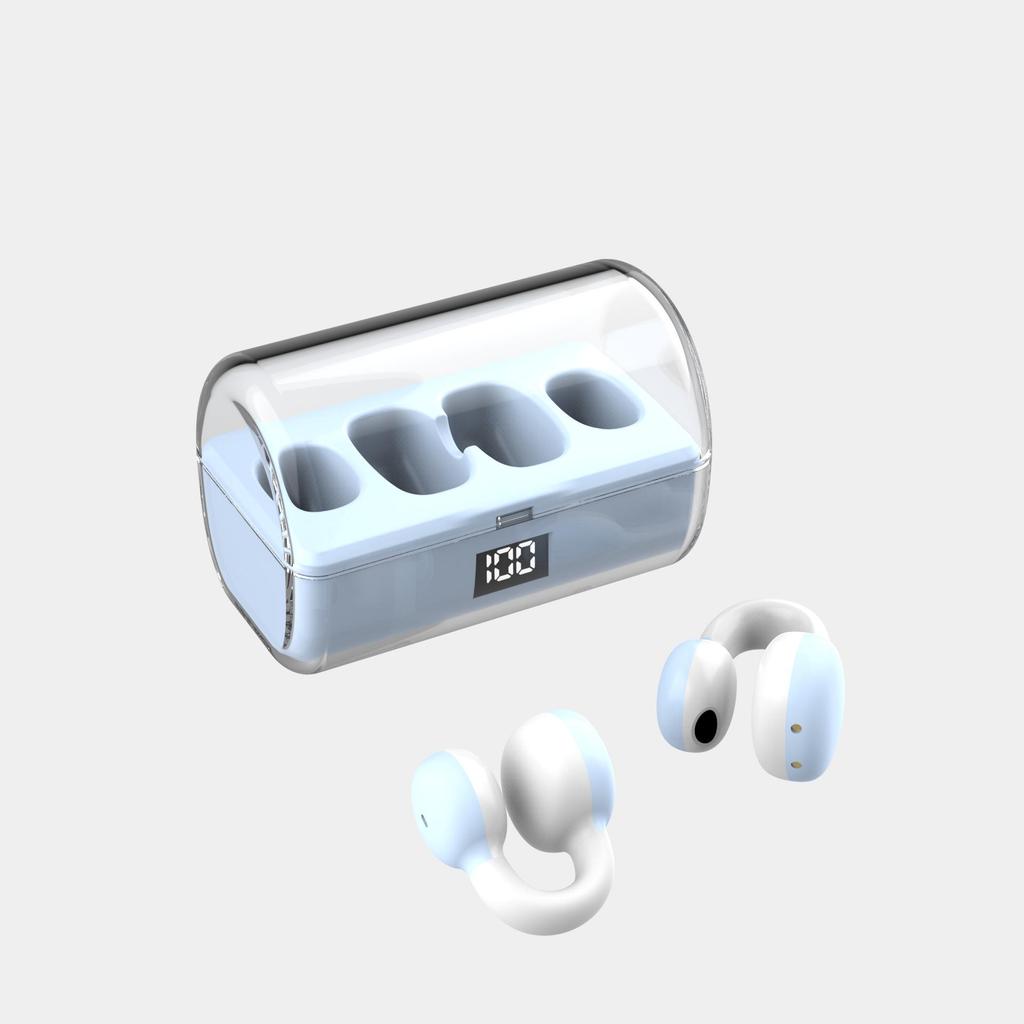 2023 FK8 Bluetooth-наушники-клипсы для ушей с цифровым дисплеем - Спортивные беспроводные