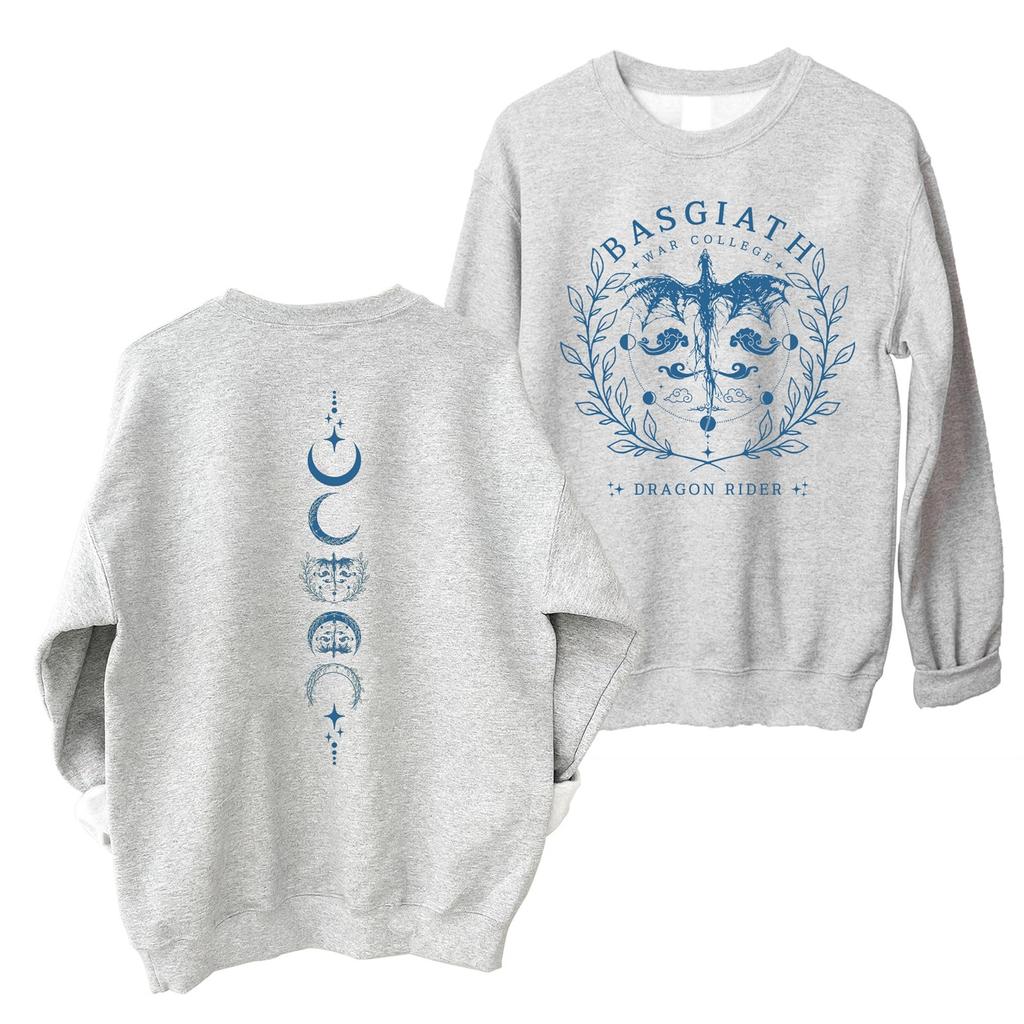 Women's Fashion Casual Round Neck Loose Long Sleeve Fourth Sweatshirt Printed Sweatshirt