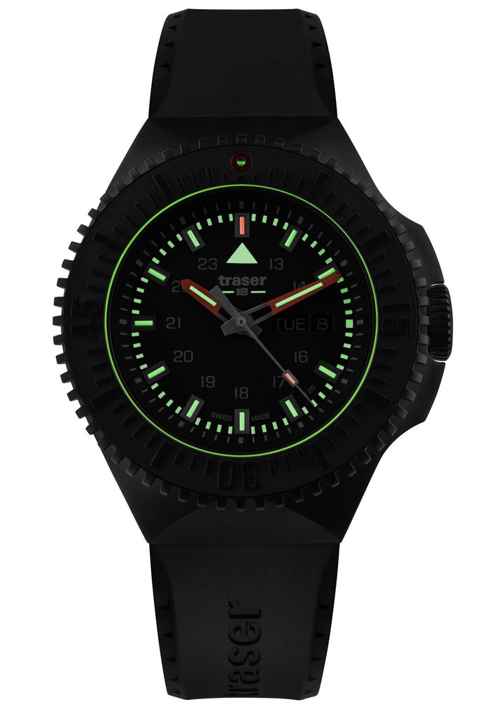 Watch P69 Stealth Black 109855 Black [Tracer] Men's