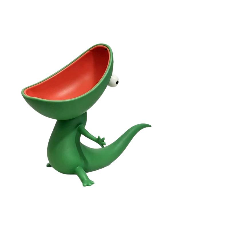Creative Cartoon Lizard Soap Box, Candy Box, Home Desktop Entrance Keychain, Storage Ornament
